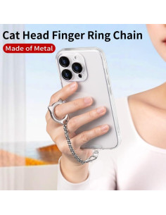 Anillo de agarre para teléfono Casecond gato metal 5KG 2