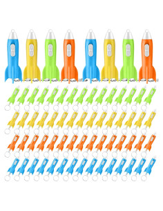 200 Mini Linternas LED Llavero Cohete DeYuXinUS 8.89 cm