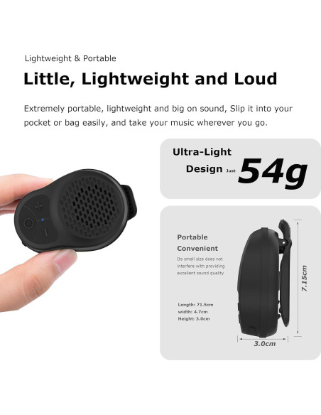 Altavoz Bluetooth Portátil SOFAMIRI S01 3W 24H Negro