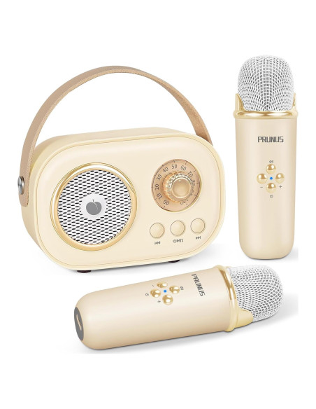 Máquina de Karaoke PRUNUS C20 Portátil Bluetooth con Micrófono