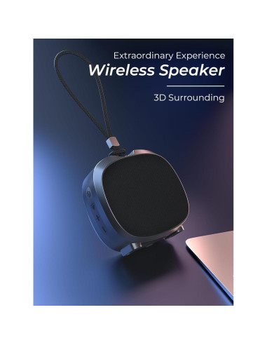 Altavoz Bluetooth Portátil ZZB WP-03B Impermeable 12h Batería