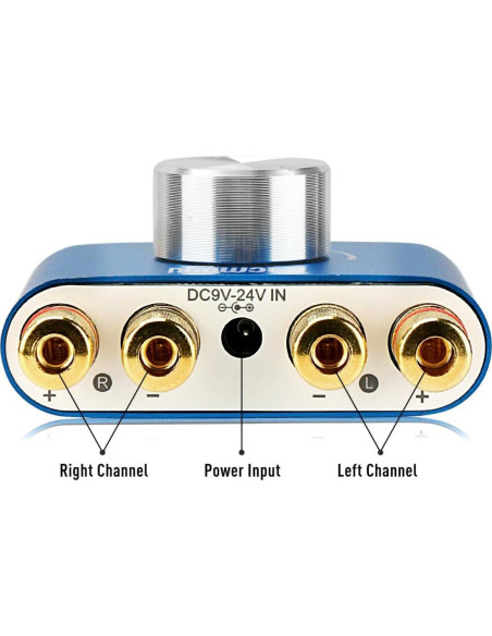 Amplificador Bluetooth Facmogu F900S 160W Estéreo Hi-Fi 2 Canales