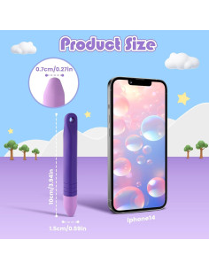 2 Lápices Stylus para Niños Pinsit Azul y Morado Antideslizante 2