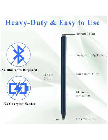 Bolígrafo Estilógrafo 2-en-1 Kenkor para Pantalla Táctil