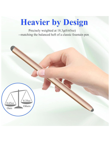 Bolígrafo Estilógrafo 2-en-1 Kenkor para Pantalla Táctil