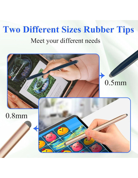 Bolígrafo Estilógrafo 2-en-1 Kenkor para Pantalla Táctil