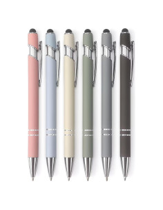 Bolígrafo 2-en-1 Bribobo con Stylus - 6 Colores Pastel