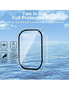 Funda Protectora Sonriente para Apple Watch 40mm - Transparente 2