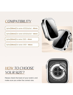 Protector de Pantalla Goton Brillante para Apple Watch 40mm 44mm 2