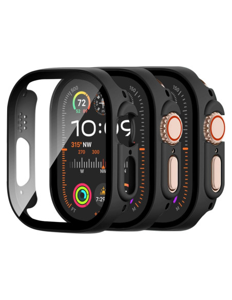 Funda de Vidrio Templado Adorve para Apple Watch Ultra 49mm Funda de Vidrio Templado Adorve para Apple Watch Ultra 49mm