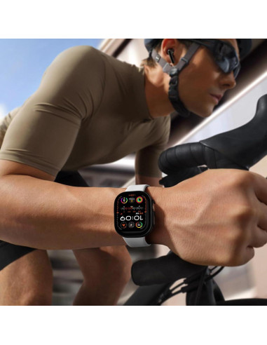 Funda de Vidrio Templado Adorve para Apple Watch Ultra 49mm