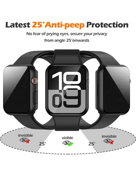 Funda Protectora Misxi para Apple Watch Series 10 46mm - Negra