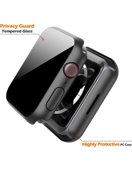 Funda Protectora Misxi para Apple Watch Series 10 46mm - Negra