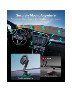 Soporte para Coche ESR MagSafe 360 con Adhesivo 3M 2