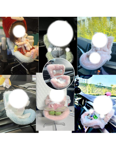 Asiento de Coche para Muñecas 17cm SwiftServ Blanco