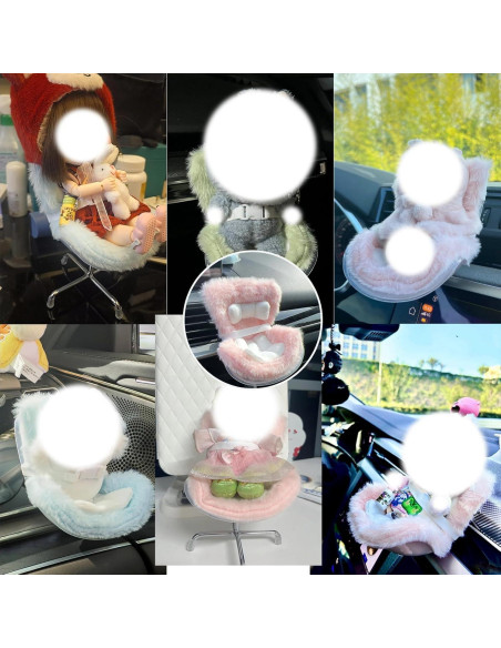 Asiento de Coche para Muñecas 17cm SwiftServ Blanco