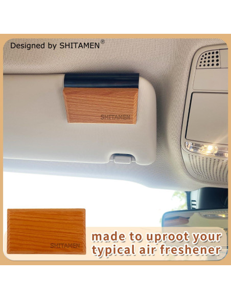 Ambientador de Auto SHITAMEN de Madera Ámbar - Kit Inicio Ambientador de Auto SHITAMEN de Madera Ámbar - Kit Inicio