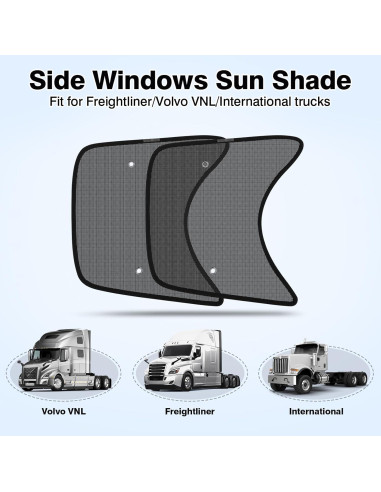 Cortina Solar KUST 2PCS para Ventana Lateral de Camión 60x55 cm
