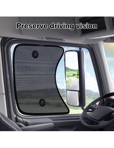 Cortina Solar KUST 2PCS para Ventana Lateral de Camión 60x55 cm