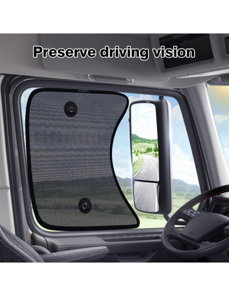 Cortina Solar KUST 2PCS para Ventana Lateral de Camión 60x55 cm