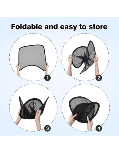 Cortina Solar KUST 2PCS para Ventana Lateral de Camión 60x55 cm