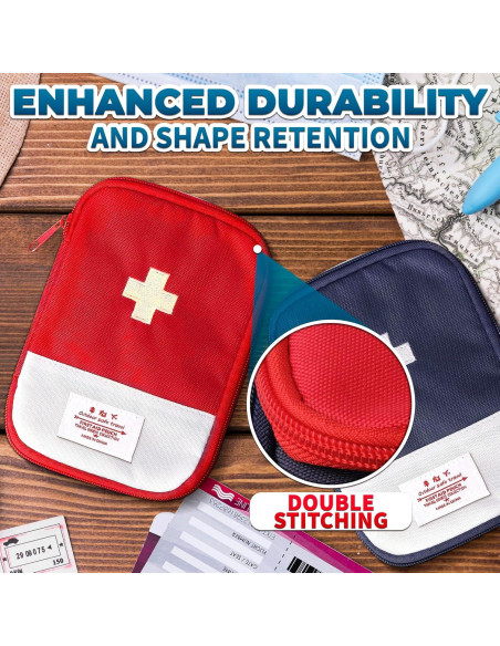 Bolsa de Primeros Auxilios Vacía BURIUS 2 Pcs 18x13 cm
