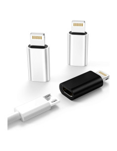 Adaptador Micro USB a Lightning Zoyuzan 3-Pack Carga iPhone