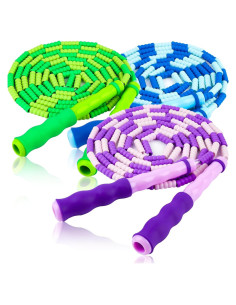 Cuerda de Saltar Ajustable PEASUG 2.79 m para Niños 8-12 Años