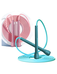 Cuerda de Saltar Ajustable GSMIEY 2.8m para Niños y Adultos