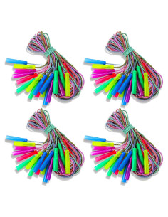 Cuerdas de Salto Arcoíris Honoson 100 Pcs 2.4m Ajustables