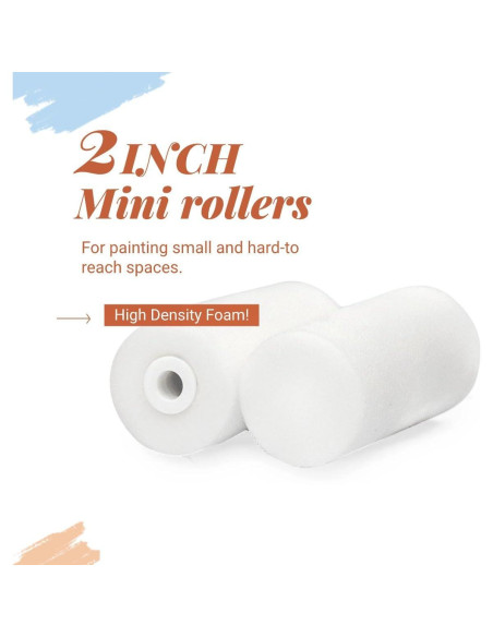 Rodillo de Pintura Pequeño XINGDELANG 2" Espuma Alta Densidad