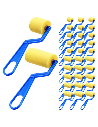 Kit de Brochas de Pintura Tenceur 30 Pcs para Niños