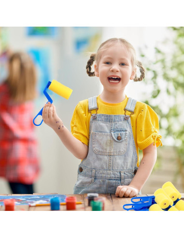 Kit de Brochas de Pintura Tenceur 30 Pcs para Niños