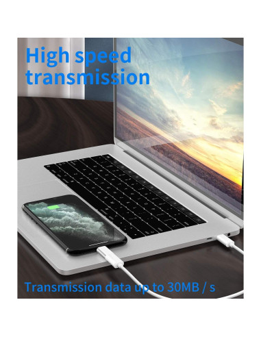 Adaptador Micro USB a Lightning Zoyuzan 3-Pack Carga iPhone