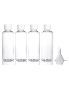 Botellas de Viaje ALIFEIA 4pcs 80ml Plástico Reutilizables