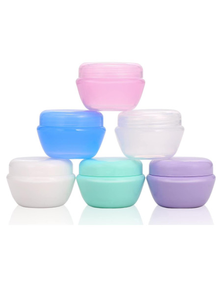 Contenedores de Viaje VEAIDE 20g Plástico A Prueba de Fugas 6 Pzs