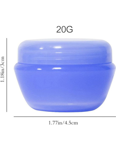 Contenedores de Viaje VEAIDE 20g Plástico A Prueba de Fugas 6 Pzs