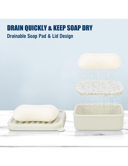 Funda de Jabón de Silicona AIMAIAIMAI a Prueba de Fugas 141g