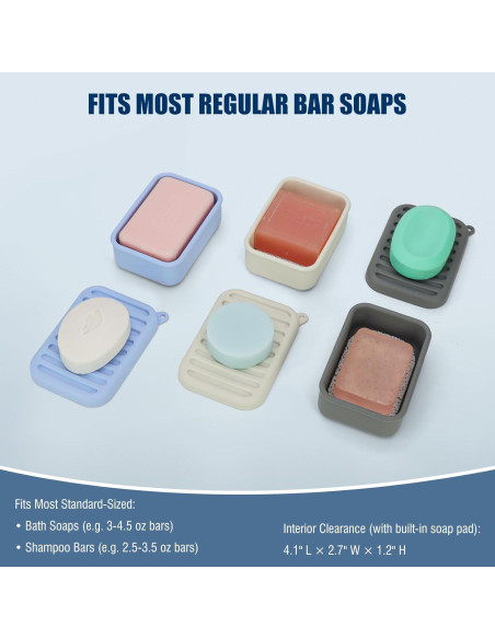 Funda de Jabón de Silicona AIMAIAIMAI a Prueba de Fugas 141g