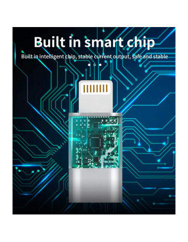 Adaptador Micro USB a Lightning Zoyuzan 3-Pack Carga iPhone