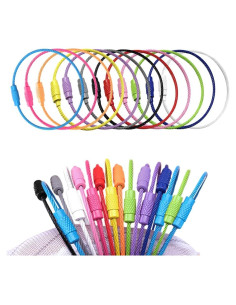 Paquete de 12 anillas de metal CooBigo para manualidades 150mm