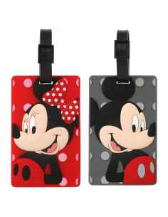 Etiquetas de Equipaje Silicona Achidane 2-Pack Caricatura