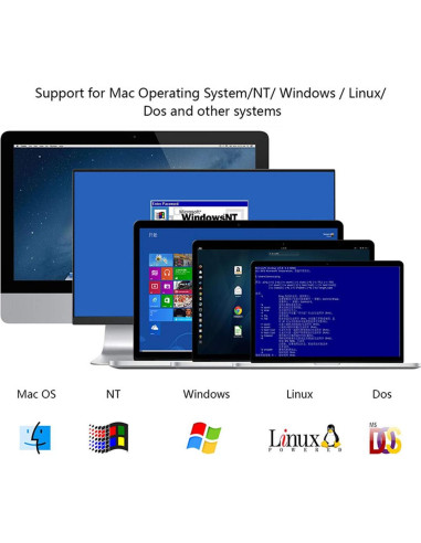 Interruptor KVM JideTech 8 Puertos HDMI 4K 30Hz USB 2.0