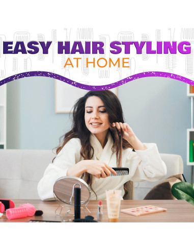 12 Peines de Bolsillo DIMROM - Peines Desechables Negros