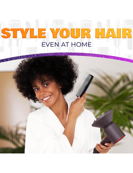 12 Peines de Bolsillo DIMROM - Peines Desechables Negros