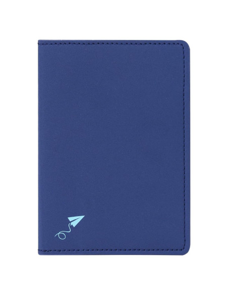 Funda Protectora de Pasaporte DanArt Azul Marino Delgado