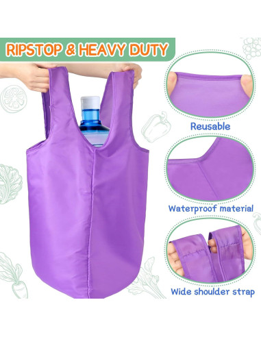 Paquete de 6 Bolsas de Compras Reutilizables LL FCBDA