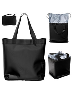 Bolsa de Compras Reutilizable Nylon Impermeable 33x25.4x30.5 cm