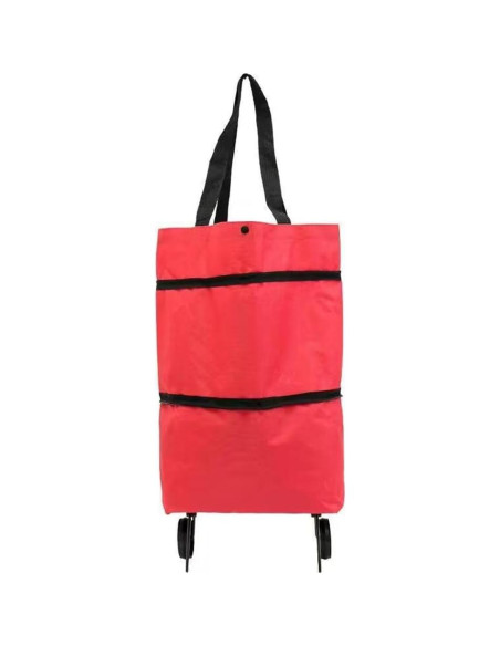 Carrito de Compras Plegable TNRAADREM Verde 2 en 1 0.37 kg