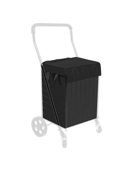 Forro para carrito de compras Kiffler negro 50.8x37.3x33.5 cm